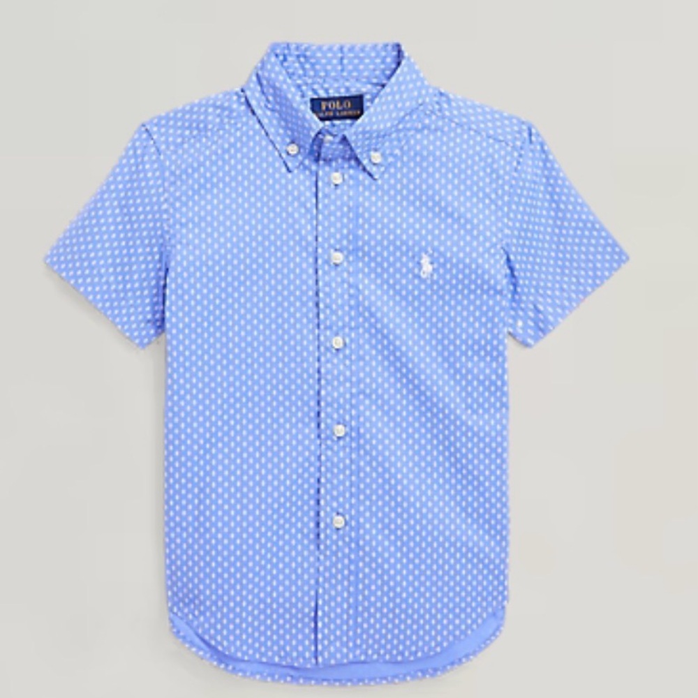 Ralph Lauren Light Blue Patterned Casual Shirt